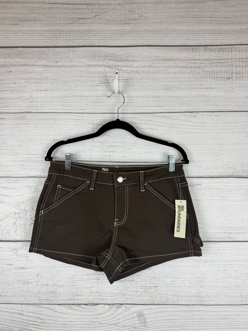 No Boundaries Women's Brown Carpenter Short Shorts Size 6